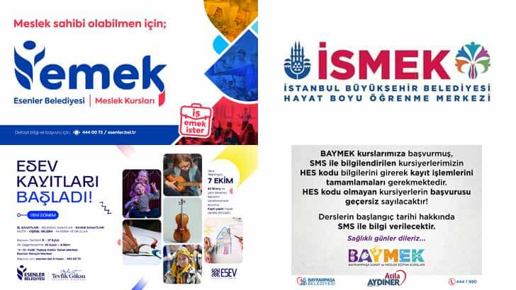 İstanbul Ücretsiz Belediye Kursları