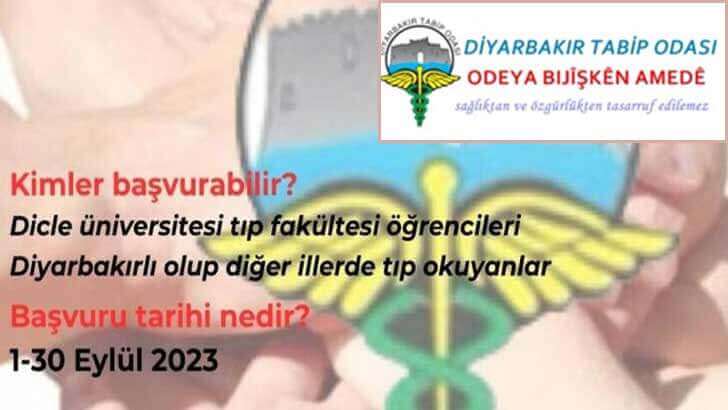 Diyarbakır Tabip Odası Tıp Öğrenci Bursu Başvurusu