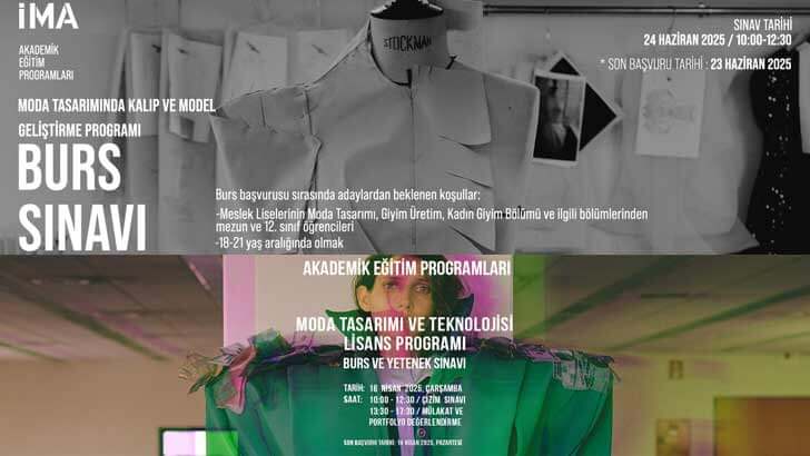 İMA Moda Akademisi Burs Başvurusu 2025