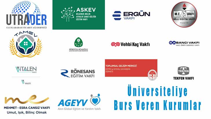 Üniversiteliye Burs Veren Vakıflar Kurumlar 2025-2026