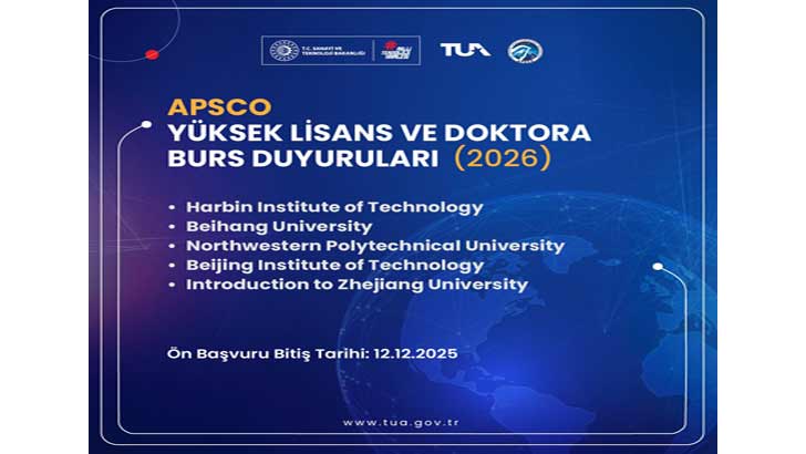 APSCO Lisansüstü Bursu Başvurusu 2025-2026