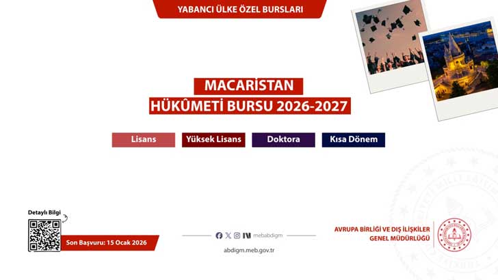 Macaristan Hükümet Bursu Başvuruları 2026-2027