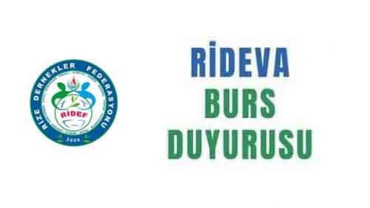 RİDEF RİDEVA Burs Başvurusu 2025-2026