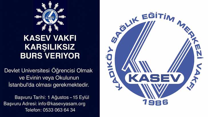 Kasev Vakfı Burs Başvuruları
