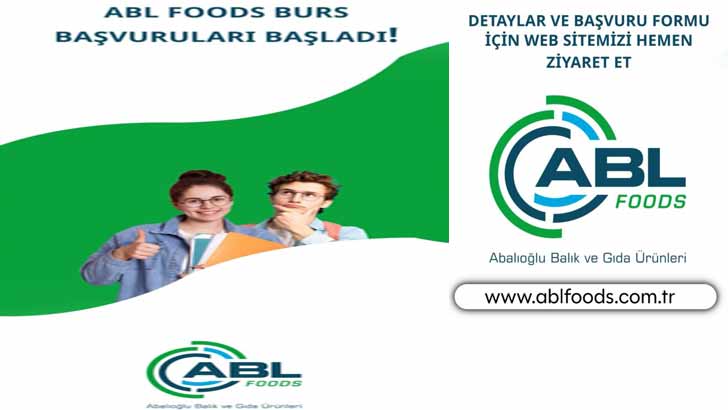 Abalıoğlu Balık Ve Gıda Burs Başvuruları