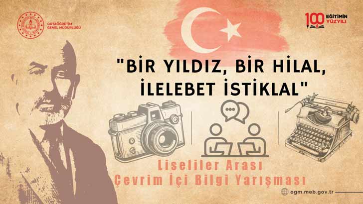 Bir Yıldız Bir Hilal İlelebet İstiklal Online Bilgi Yarışması
