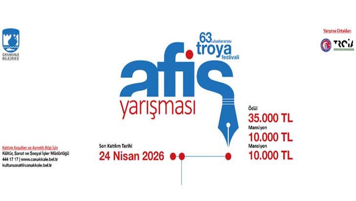 Çanakkale Belediyesi Troya Festivali Afiş Tasarım Yarışması 2026