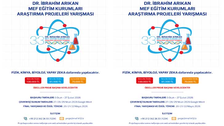 Dr. İbrahim Arıkan Araştırma Projeleri Yarışması 2026