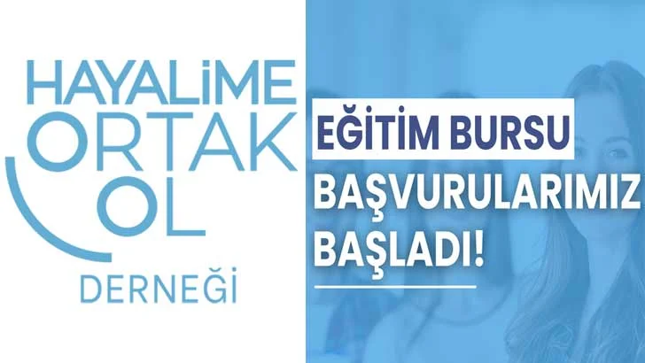 Hayalime Ortak Ol Derneği Burs Başvurusu 2025-2026