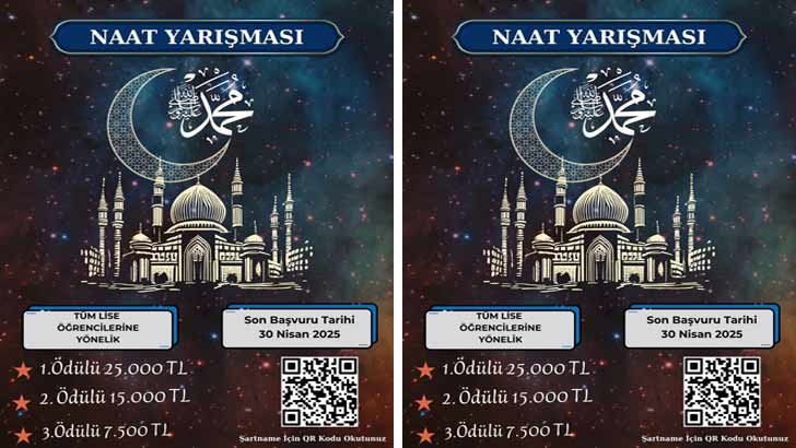 Fatih İlçe Milli Eğitim Naat Okuma Yarışması