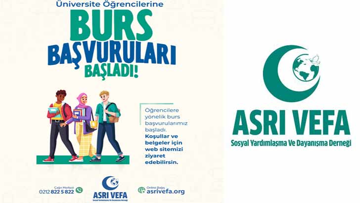 Asrı Vefa Derneği Burs Başvuruları