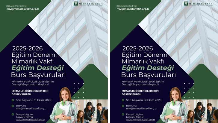 Mimarlık Vakfı Burs Başvuruları