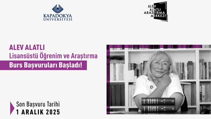 Alev Alatlı Lisansüstü Burs Başvuruları 2025-2026