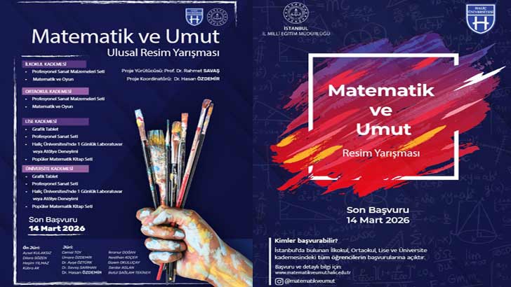 Haliç Üniversitesi Matematik Ve Umut Konulu Resim Yarışması